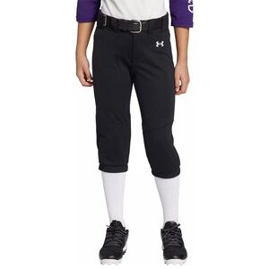 Under Armour Girls Softball Pants in black